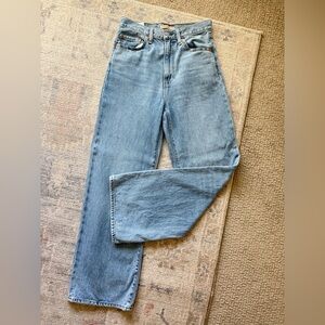 Levi's Light Blue Wide Leg Jeans